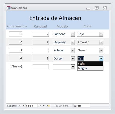 Formularios En Access Ejemplos Actualizado Septiembre