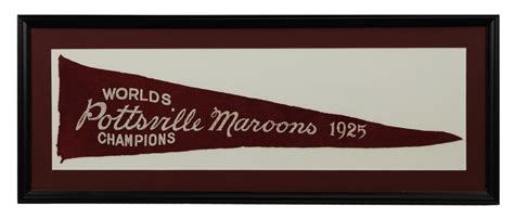 1925 Pottsville Maroons World Championship Pennant