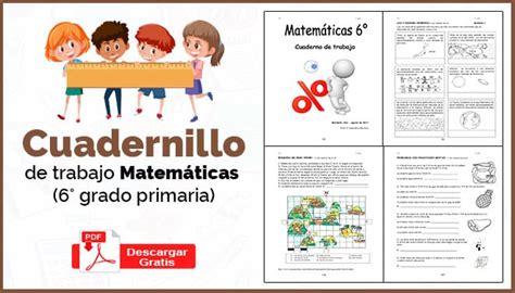 Cuadernillo De Trabajo Matemática 6° Grado Primaria