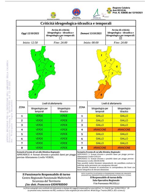 In Arrivo Nuova Ondata Di Maltempo In Calabria Domani Prevista Allerta