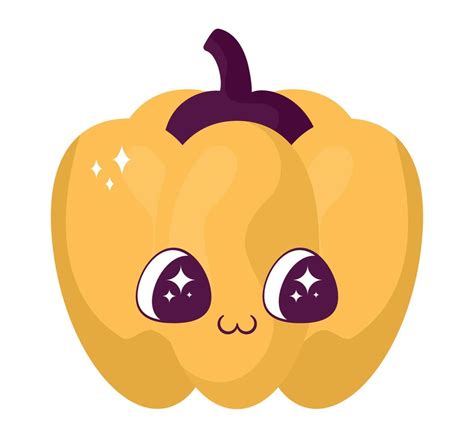 Kawaii Pepper Design 21386102 Vector Art At Vecteezy