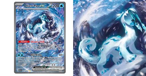 Cards Of Pok Mon Tcg Paldea Evolved Part Chien Pao Illustration