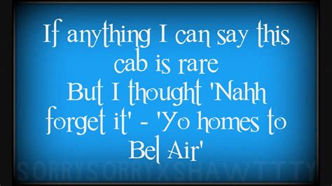 Will Smith Fresh Prince Of Bel Air Theme Song Lyrics Youtube