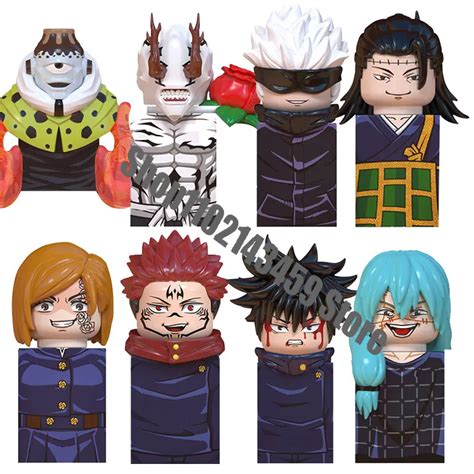 Blocos Wm Jujutsu Kaisen Itadori Yuji Megumi Gojo Satoru Geto Rogo