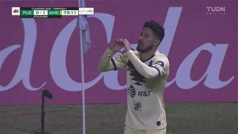 Puebla 0 1 América Jornada 1 Clausura 2020 Golazo De Cabeza De Bruno Valdez Para Abrir La