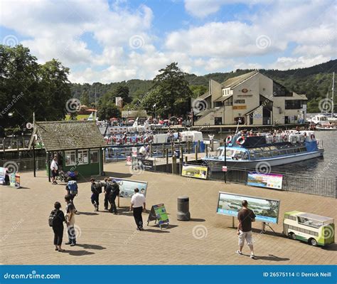 Bowness-on-Windermere On The Bank Of Lake Windermere Rainbow Editorial Photo | CartoonDealer.com ...