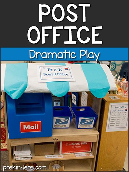 Post Office Dramatic Play Prekinders Preschool Activities