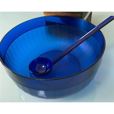 Tigela 6L E Concha Premier Em Policarbonato Azul Tupperware Shopee Brasil