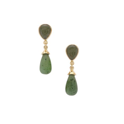 Ct Nephrite Jade Midas Aryonna Earrings Gemporia