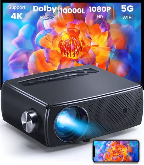 Amazon Proyector Con WiFi 5G Y Soporte Bluetooth 4K ClokoWe