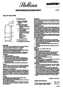 Handleiding Intergas Kombi Kompakt Hre Cv Ketel