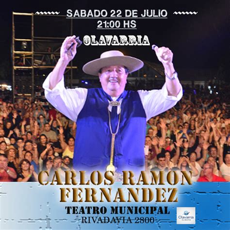 Carlos Ramón Fernández el Chacarero cantor regresa al Teatro En Linea