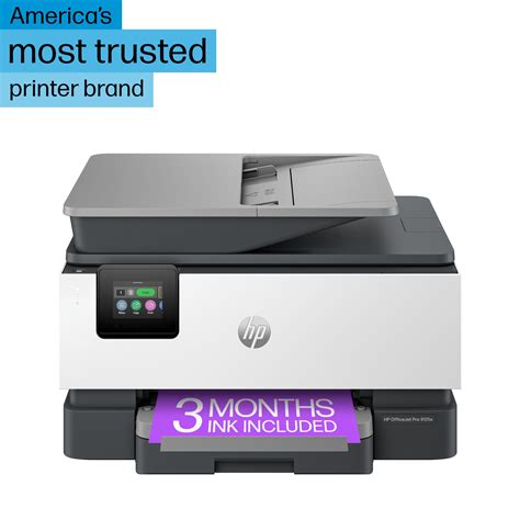 Hp Officejet Pro 9125e Wireless All In One Color Inkjet Printer Print Scan Copy Fax Adf