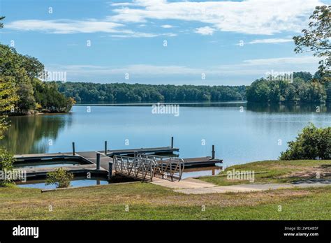 Floating Dock On Pin Oak Lake At The Pin Oak Campground In Natchez