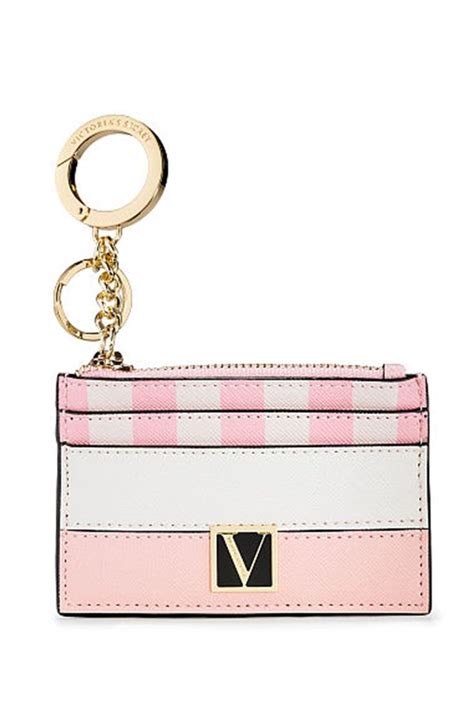 Buy Victoria S Secret Pink Iconic Stripe Card Case Keyring From The