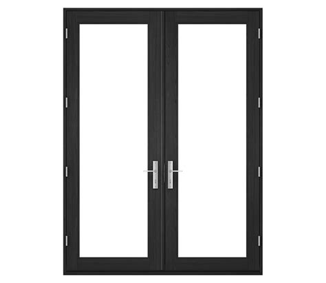 Shop Reserve Contemporary Wood Hinged Patio Doors Pella In