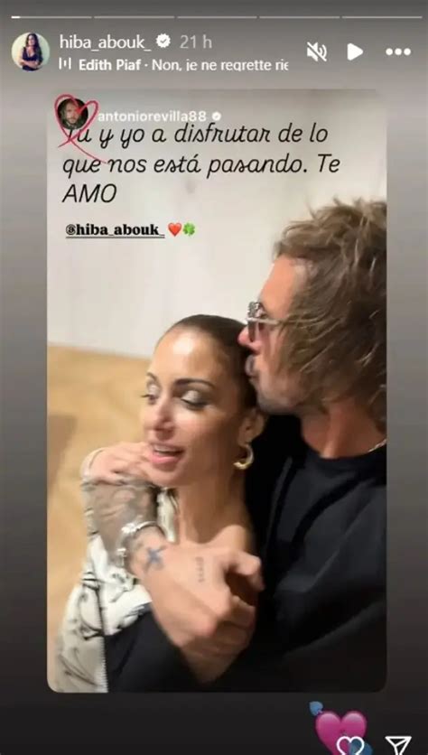 La Rom Ntica Declaraci N De Antonio Revilla A Hiba Abouk A Disfrutar