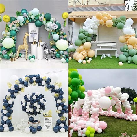 Buy Balloon Arch Kit 9FT Tall 10Ft Wide Adjustable Balloon Arch Stand