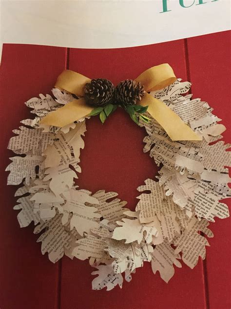 Noteworthy Wreath Via Martha Stewart Christmas Wreaths Fall Wreath