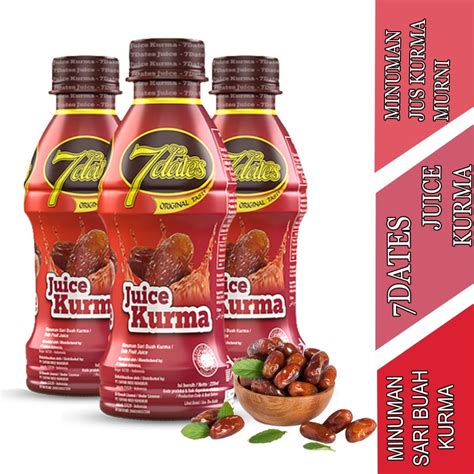 Jual Jus Kurma Original 7Dates Juice Kurma Minuman Sari Buah Kurma