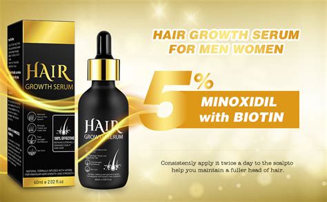 Hualijia 5 Minoxidil Hair Growth Serum 2 Pack For Men