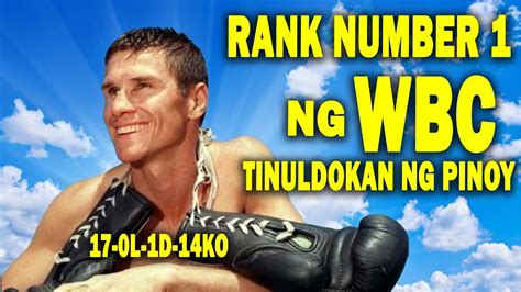 PINOY BIG UPSET RANK 1 NG WBC LAMOG SA PINOY YouTube