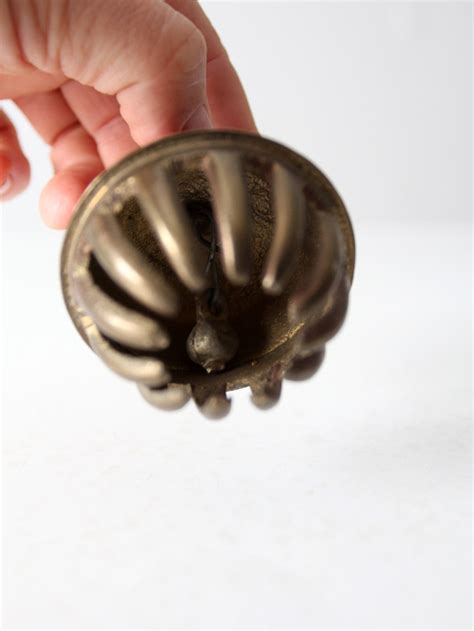 Antique Brass Elephant Claw Bell Etsy