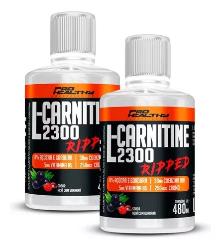 L Carnitina 2300 Ripped Kit 2x Frascos De 480ml L Carnitine