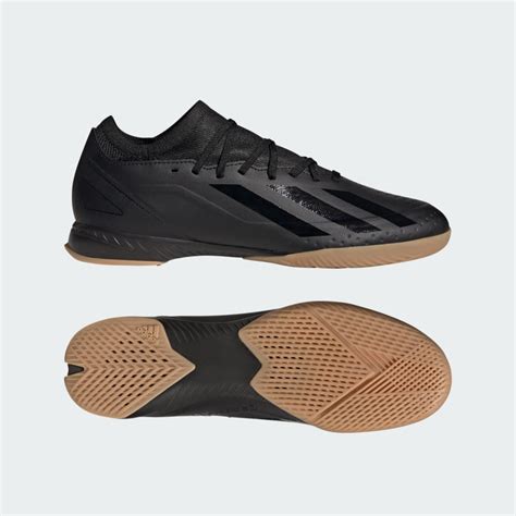 adidas X Crazyfast.3 Indoor Soccer Shoes - Black | Free Shipping with ...