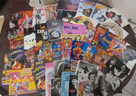 Lot De Flyers Cartes Cirque Pinder Amar Bouglione Zavatta Etc Eur