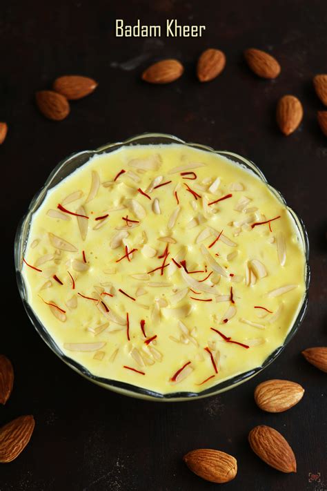 Recette Badam Kheer Recette De Kheer Aux Amandes Sushin Recettes