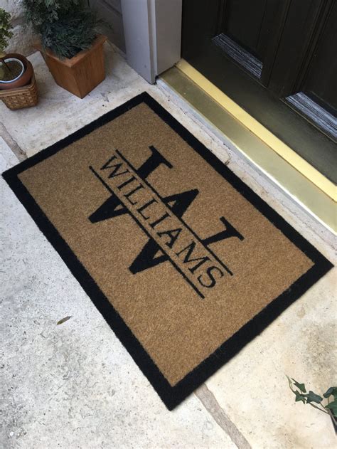 The Most Durable And Elegant Custom Door Mat Available Etsy In 2020