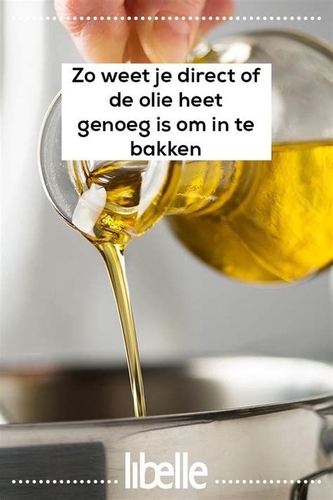 Zo Weet Je Direct Of De Olie Heet Genoeg Is Om In Te Bakken In 2021