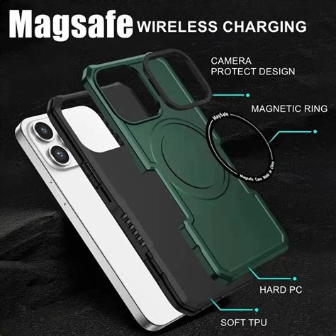 Magsafe Funda De Carga Magn Tica Inal Mbrica Para IPhone 14 13 12 11