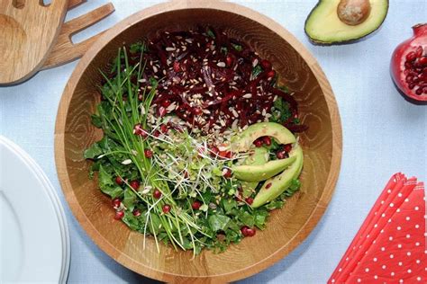 Kale And Pomegranate Salad Recipe Kale Recipe Healthy