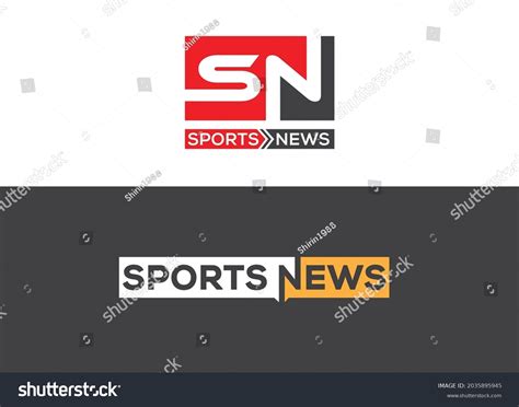 Sports News Logo Vector Logo Image Stock Vector (Royalty Free) 2035895945 | Shutterstock