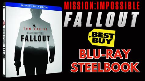 Mission Impossible Fallout Best Buy Exclusive Blu Ray Steelbook