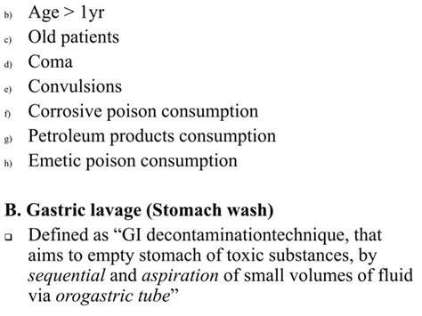 Clinical Toxicology General Principles Involved In The Management Of