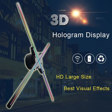 Cm Hd D Holograma Publicidad Pantalla Led Ventilador Imagen