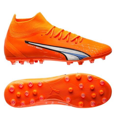 Puma Ultra Pro Mg Supercharge Orange Hvid Bl