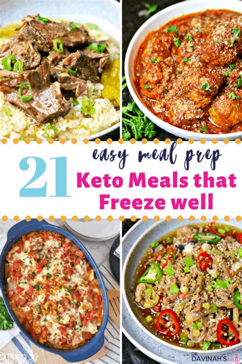 21 Low Carb Frozen Meals Recipes for Meal Prep - Dr. Davinah's Eats