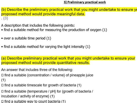 Wbi16 Ial Biology U6 Summary From The Markscheme Teaching Resources