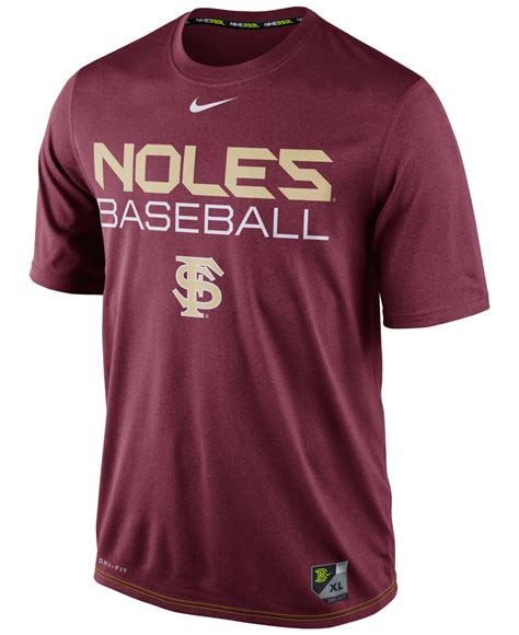 Nike Mens Florida State Seminoles Baseball Legend Dri Fit T Shirt In