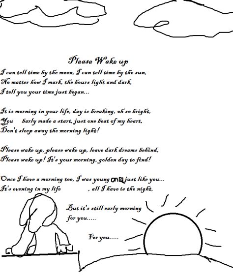 Please wake Up lyrics by sampea on DeviantArt