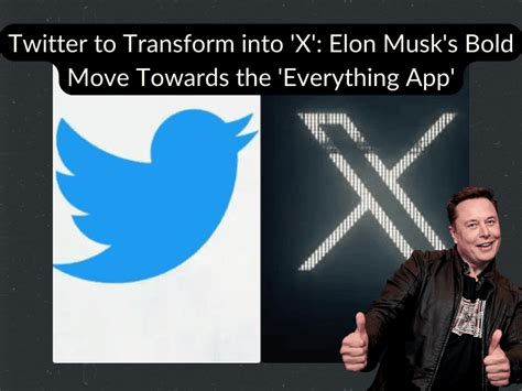 Elon Musk S Bold Move Twitter Set To Transform Into X The