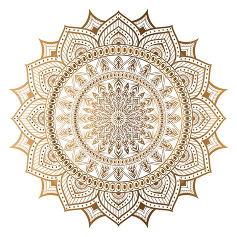 Islamic Pattern Arabesque Vector Hd Images Luxury Mandala Gold