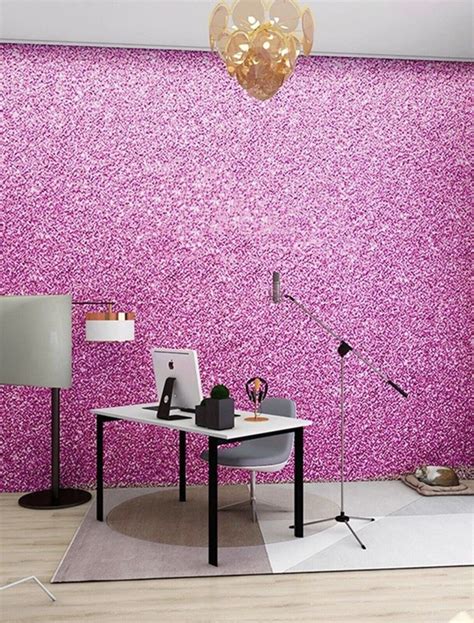 Pink Glitter Wall Paint