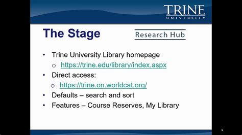 Research Hub Pt1 Youtube