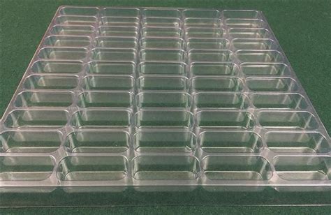 Rectangular Cavity Clear Plastic Trays 2 X 075 X 0 Engineered