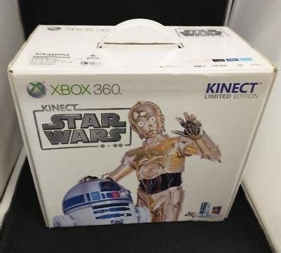 Microsoft Xbox 360 Console 320GB Kinect Star Wars Limited Edition R2D2